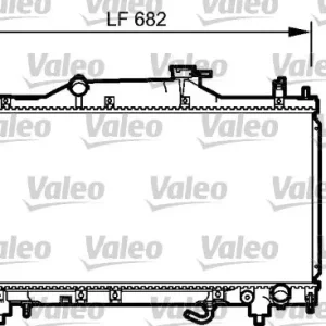 Chłodnica, układ chłodzenia silnika VALEO 734491 Ostatnie sztuki
