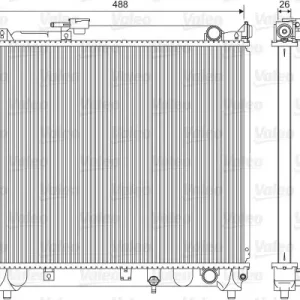 Chłodnica, układ chłodzenia silnika VALEO 734662 Zamów teraz