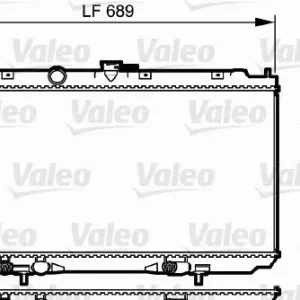 Bezpieczna płatność Chłodnica, układ chłodzenia silnika VALEO 734706