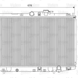 Dodaj do koszyka Chłodnica, układ chłodzenia silnika VALEO 734716