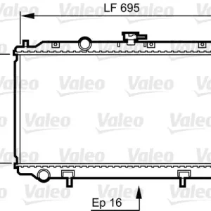Oferta czasowa Chłodnica, układ chłodzenia silnika VALEO 734736