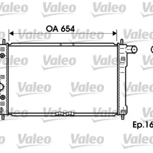Chłodnica, układ chłodzenia silnika VALEO 734764 Zniżka