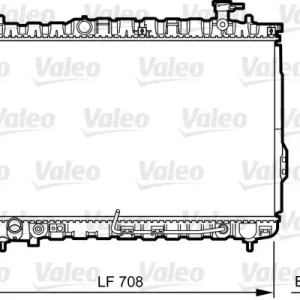 Cena promocyjna Chłodnica, układ chłodzenia silnika VALEO 734909