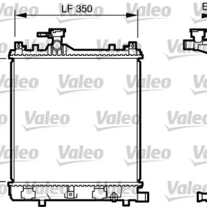 Chłodnica, układ chłodzenia silnika VALEO 734917 Super okazja