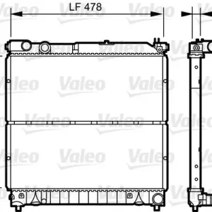 Chłodnica, układ chłodzenia silnika VALEO 734919 Dostępne od ręki
