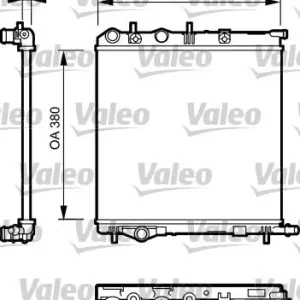Chłodnica, układ chłodzenia silnika VALEO 734921 Ekspresowa dostawa