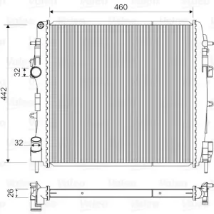 Bezpieczne zakupy Chłodnica, układ chłodzenia silnika VALEO 734922
