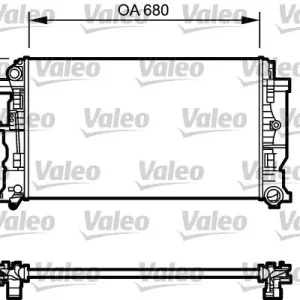 Chłodnica, układ chłodzenia silnika VALEO 734927 Wyjątkowa oferta