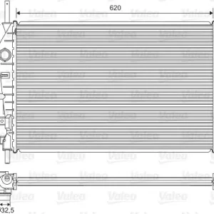 Chłodnica, układ chłodzenia silnika VALEO 735048 Wyjątkowa oferta