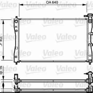 Chłodnica, układ chłodzenia silnika VALEO 735055 Nie przegap