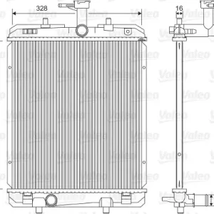 Chłodnica, układ chłodzenia silnika VALEO 735069 Darmowa dostawa