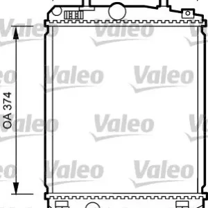 Chłodnica, układ chłodzenia silnika VALEO 735070 Niska cena