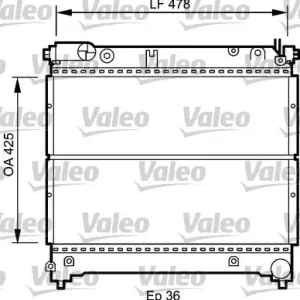 Tylko dziś Chłodnica, układ chłodzenia silnika VALEO 735073