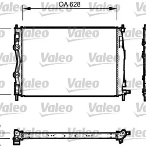 Chłodnica, układ chłodzenia silnika VALEO 735115 Promocja