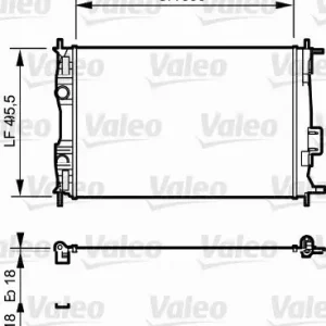 Chłodnica, układ chłodzenia silnika VALEO 735119 Hit sprzedaży