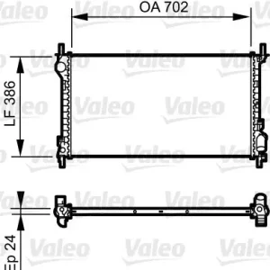 Chłodnica, układ chłodzenia silnika VALEO 735167 Oferta