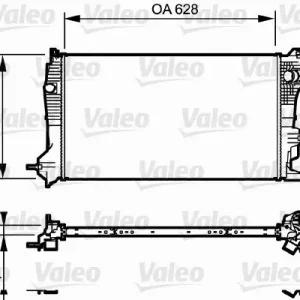Bezpieczna płatność Chłodnica, układ chłodzenia silnika VALEO 735185