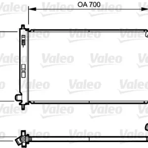 Chłodnica, układ chłodzenia silnika VALEO 735200 Bezpieczne zakupy