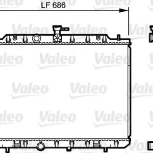 Ekspresowa dostawa Chłodnica, układ chłodzenia silnika VALEO 735205