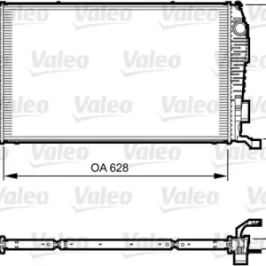 Chłodnica, układ chłodzenia silnika VALEO 735279 Bezpieczna płatność
