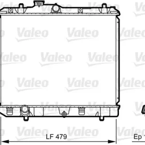 Chłodnica, układ chłodzenia silnika VALEO 735383 Szybka dostawa