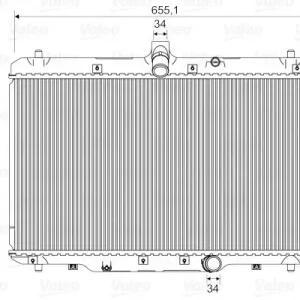 Tylko do końca tygodnia Chłodnica, układ chłodzenia silnika VALEO 735400