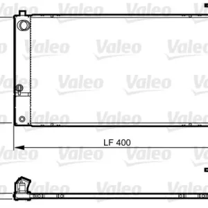 Chłodnica, układ chłodzenia silnika VALEO 735449 Hit cenowy
