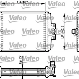 Chłodnica, układ chłodzenia silnika VALEO 735467 Wyprzedaż