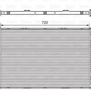 Wybór klientów Chłodnica, układ chłodzenia silnika VALEO 735471