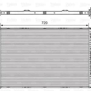 Tani Chłodnica, układ chłodzenia silnika VALEO 735472