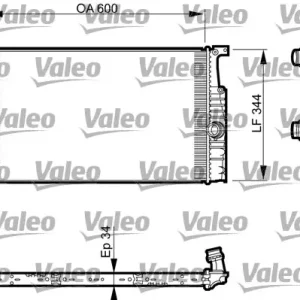 Kup teraz Chłodnica, układ chłodzenia silnika VALEO 735493