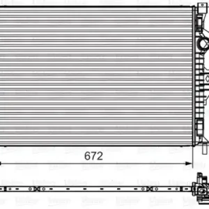 Ekspresowa dostawa Chłodnica, układ chłodzenia silnika VALEO 735550