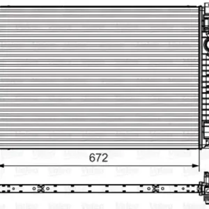 Nie przegap Chłodnica, układ chłodzenia silnika VALEO 735552