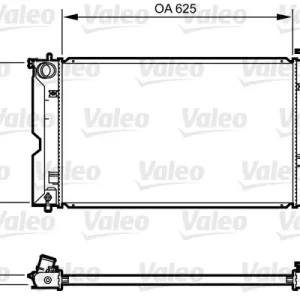 Chłodnica, układ chłodzenia silnika VALEO 735567 Dodaj do koszyka