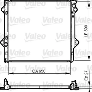 Chłodnica, układ chłodzenia silnika VALEO 735569 Bezpieczne zakupy