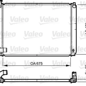 Chłodnica, układ chłodzenia silnika VALEO 735571 Nowość