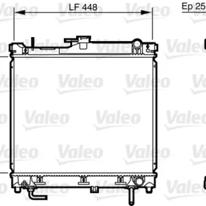 Chłodnica, układ chłodzenia silnika VALEO 735578 Hit cenowy