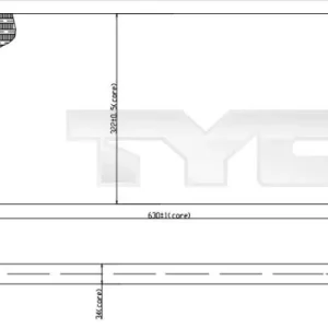 Chłodnica, układ chłodzenia silnika TYC 737-0029 Taniej