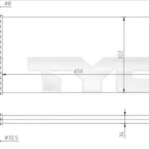 Chłodnica, układ chłodzenia silnika TYC 737-0064-R Wybór klientów