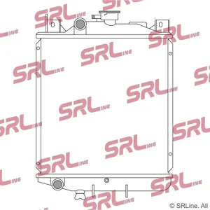 Chłodnica, układ chłodzenia silnika SRLINE 740208-3 Dostępne od ręki