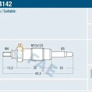 Świeca żarowa FAE 74142 Promocja