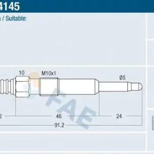 Kup teraz Świeca żarowa FAE 74145