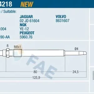 Rabat Świeca żarowa FAE 74218