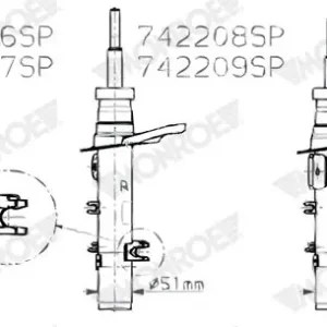 Amortyzator MONROE 742207SP Sprawdź teraz