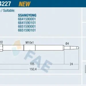 Bezpieczne zakupy Świeca żarowa FAE 74227