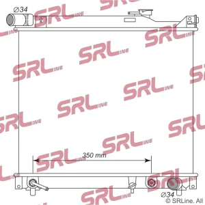 Chłodnica, układ chłodzenia silnika SRLINE 742408-5 Super okazja
