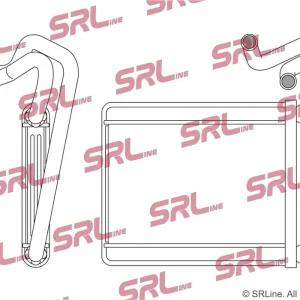 Super okazja Wymiennik ciepła, ogrzewanie wnętrza SRLINE 7424N8-1