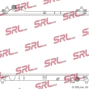 Chłodnica, układ chłodzenia silnika SRLINE 742608-3 Wysoka jakość