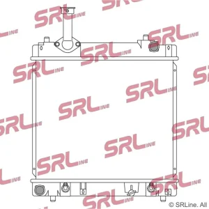 Łatwy zwrot Chłodnica, układ chłodzenia silnika SRLINE 743108-2