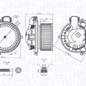 Zniżka Sklep Wazcar  Karta produktu: MMA MTE722AX MAGNETI MARELLI DMUCHAWA BMW 1 /F20/ 11-